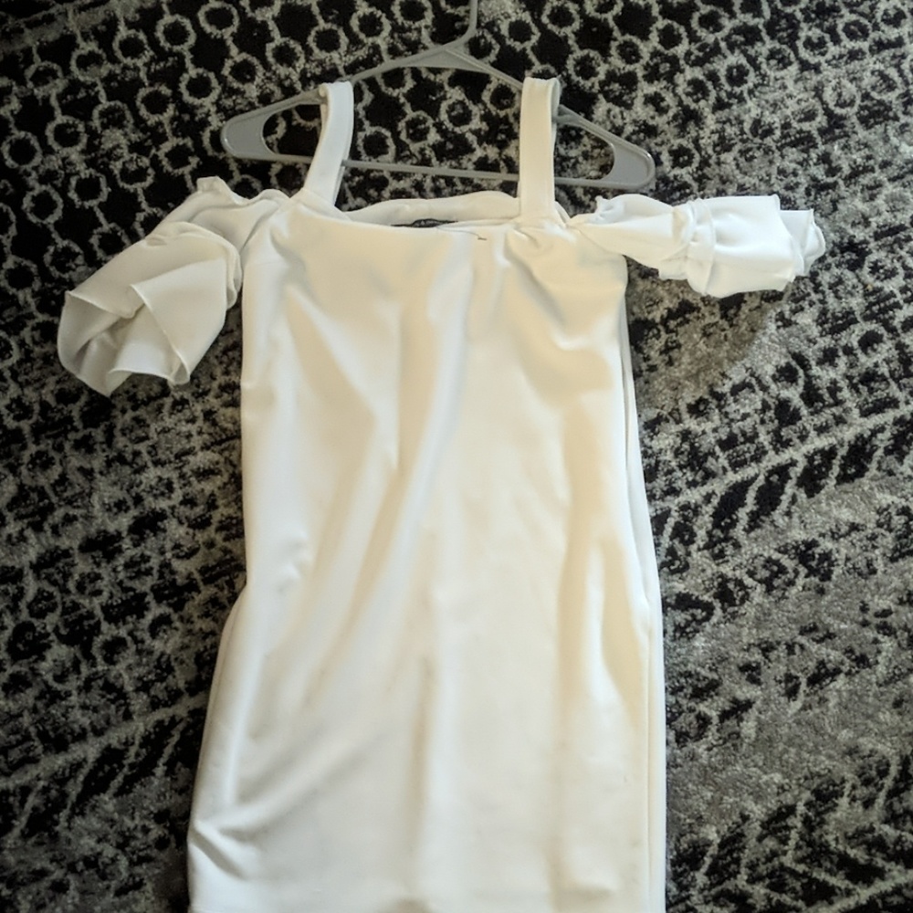 Off saxx fifth Ave white dress